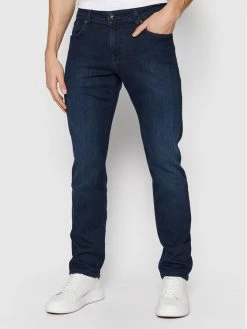 JOOP! Άνδρες Straight Leg Τζιν 04Fortres_PW 30030599 Σκούρο μπλε Modern Fit