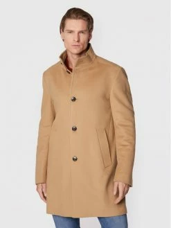 JOOP! Άνδρες Μεταβατικά Παλτά Μάλλινο παλτό 17 JC-21Maron 30033056 Μπεζ Regular Fit