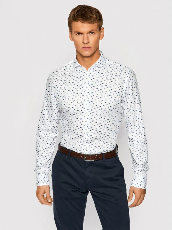 JOOP! Άνδρες Casual Πουκάμισα Πουκάμισο 17 Jsh-110Pejos-W 30028629 Λευκό Slim Fit 1 JOOP! Άνδρες Casual Πουκάμισα Πουκάμισο 17 Jsh-110Pejos-W 30028629 Λευκό Slim Fit