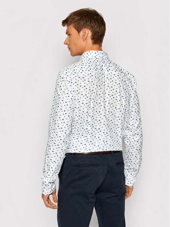 JOOP! Άνδρες Casual Πουκάμισα Πουκάμισο 17 Jsh-110Pejos-W 30028629 Λευκό Slim Fit 3 JOOP! Άνδρες Casual Πουκάμισα Πουκάμισο 17 Jsh-110Pejos-W 30028629 Λευκό Slim Fit - Image 3