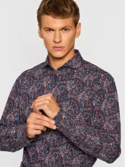 JOOP! Άνδρες Casual Πουκάμισα Πουκάμισο 17 Jsh-110Pejos-W 30028628 Σκούρο μπλε Slim Fit -Φτηνός JOOP! Κατάστημα unnamed file 1189