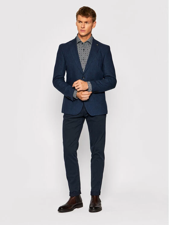 JOOP! Άνδρες Casual Πουκάμισα Πουκάμισο 17 Jsh-04Panko 30028612 Σκούρο μπλε Slim Fit 2 JOOP! Άνδρες Casual Πουκάμισα Πουκάμισο 17 Jsh-04Panko 30028612 Σκούρο μπλε Slim Fit - Image 2