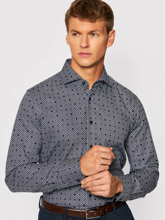 JOOP! Άνδρες Casual Πουκάμισα Πουκάμισο 17 Jsh-04Panko 30028612 Σκούρο μπλε Slim Fit 4 JOOP! Άνδρες Casual Πουκάμισα Πουκάμισο 17 Jsh-04Panko 30028612 Σκούρο μπλε Slim Fit - Image 4