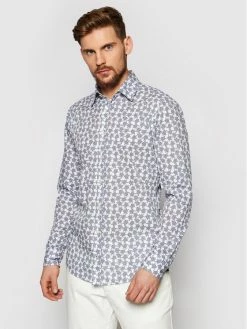 JOOP! Jeans Άνδρες Casual Πουκάμισα Πουκάμισο 15 Jjsh-22Hanson2-W 30026361 Σκούρο μπλε Regular Fit