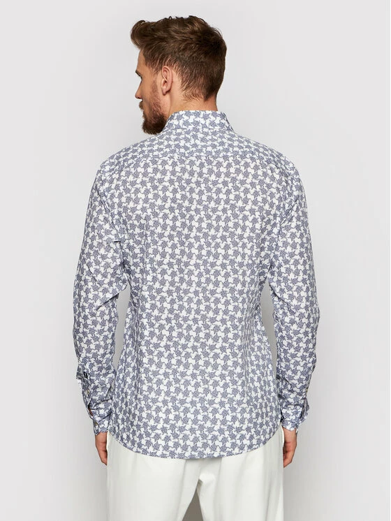 JOOP! Jeans Άνδρες Casual Πουκάμισα Πουκάμισο 15 Jjsh-22Hanson2-W 30026361 Σκούρο μπλε Regular Fit 3 JOOP! Jeans Άνδρες Casual Πουκάμισα Πουκάμισο 15 Jjsh-22Hanson2-W 30026361 Σκούρο μπλε Regular Fit - Image 3