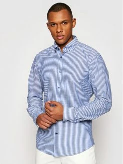 JOOP! Άνδρες Casual Πουκάμισα Πουκάμισο 17 Jsh-109Pero-W 30026285 Μπλε Slim Fit