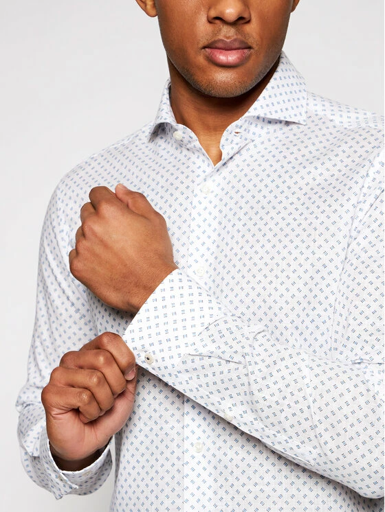 JOOP! Άνδρες Casual Πουκάμισα Πουκάμισο 17 Jsh-52Pajos 30026261 Λευκό Slim Fit 4 JOOP! Άνδρες Casual Πουκάμισα Πουκάμισο 17 Jsh-52Pajos 30026261 Λευκό Slim Fit - Image 4