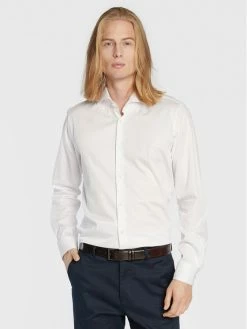 JOOP! Άνδρες Casual Πουκάμισα Πουκάμισο J224SH050SF 30033219 Λευκό Slim Fit