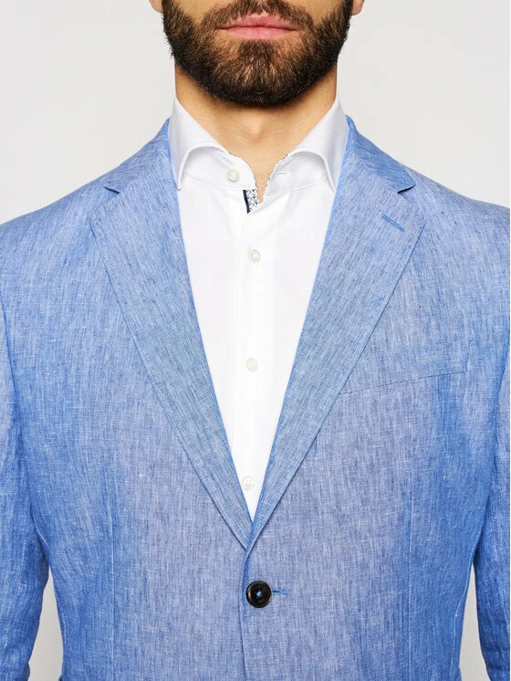 JOOP! Άνδρες Casual Σακάκια Σακάκι 17 JB-47Hoverest 30026613 Μπλε Slim Fit 4 JOOP! Άνδρες Casual Σακάκια Σακάκι 17 JB-47Hoverest 30026613 Μπλε Slim Fit - Image 4