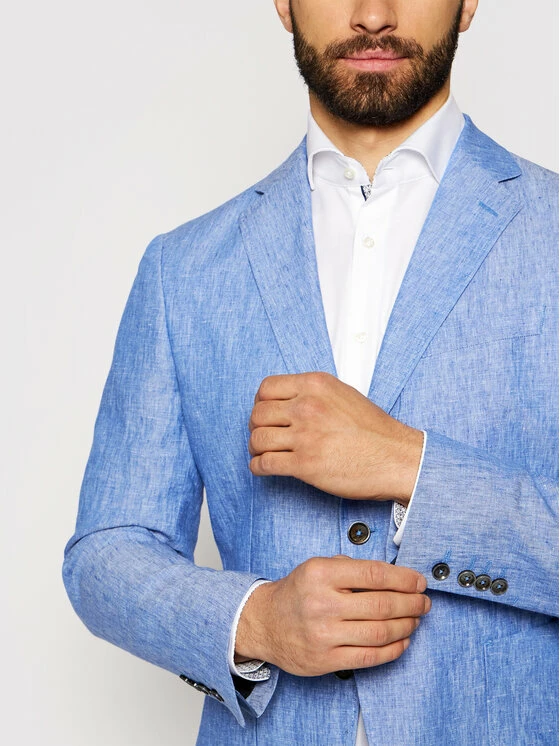 JOOP! Άνδρες Casual Σακάκια Σακάκι 17 JB-47Hoverest 30026613 Μπλε Slim Fit 5 JOOP! Άνδρες Casual Σακάκια Σακάκι 17 JB-47Hoverest 30026613 Μπλε Slim Fit - Image 5