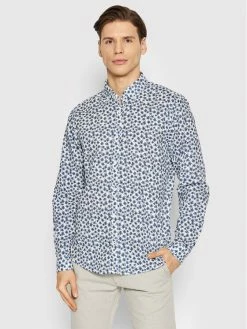 JOOP! Jeans Άνδρες Casual Πουκάμισα Πουκάμισο 15 JJSH-19Heli-W 30031222 Λευκό Regular Fit