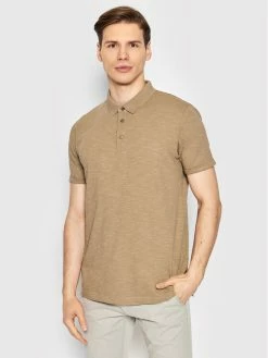 JOOP! Jeans Άνδρες Μπλούζες Polo Polo 15 JJ222J014 30030956 Καφέ Regular Fit