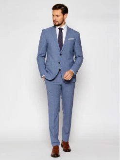 JOOP! Άνδρες Κοστούμια Κοστούμι 17 Js-Herby-Blayr-Str 30026511 Μπλε Slim Fit