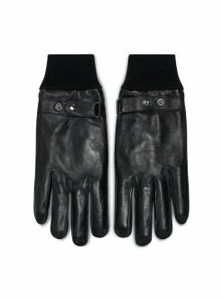 JOOP! Άνδρες Δερμάτινα γάντια Γάντια Ανδρικά Gloves 7166 Μαύρο