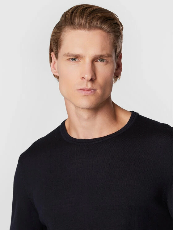 JOOP! Άνδρες Πουλόβερ 17 Jk-01Denny 30033516 Σκούρο μπλε Regular Fit 4 JOOP! Άνδρες Πουλόβερ 17 Jk-01Denny 30033516 Σκούρο μπλε Regular Fit - Image 4