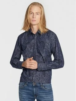 JOOP! Jeans Άνδρες Casual Πουκάμισα Πουκάμισο 15 Jjsh-92Hanson2k-W 30033175 Μπλε Regular Fit