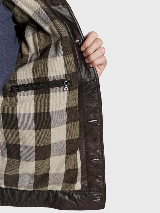 JOOP! Jeans Άνδρες Δερμάτινα Μπουφάν Μπουφάν δερμάτινο Ramsey 2620040 Καφέ Regular Fit 6 JOOP! Jeans Άνδρες Δερμάτινα Μπουφάν Μπουφάν δερμάτινο Ramsey 2620040 Καφέ Regular Fit - Image 6