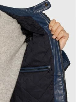 JOOP! Jeans Άνδρες Δερμάτινα Μπουφάν Μπουφάν δερμάτινο Baldo2_W 2620019 Μπλε Regular Fit -Φτηνός JOOP! Κατάστημα unnamed file 379