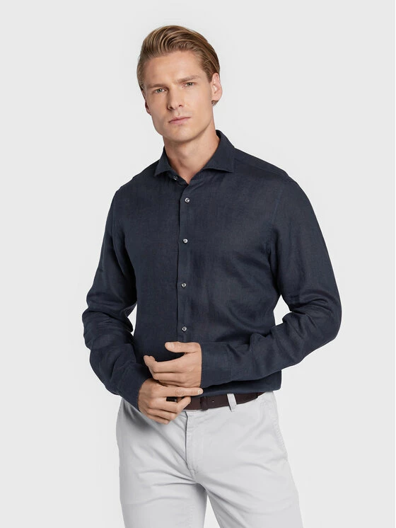 JOOP! Άνδρες Casual Πουκάμισα Πουκάμισο 17 JSH-110Pejos-W 30031307 Σκούρο μπλε Slim Fit 1 JOOP! Άνδρες Casual Πουκάμισα Πουκάμισο 17 JSH-110Pejos-W 30031307 Σκούρο μπλε Slim Fit