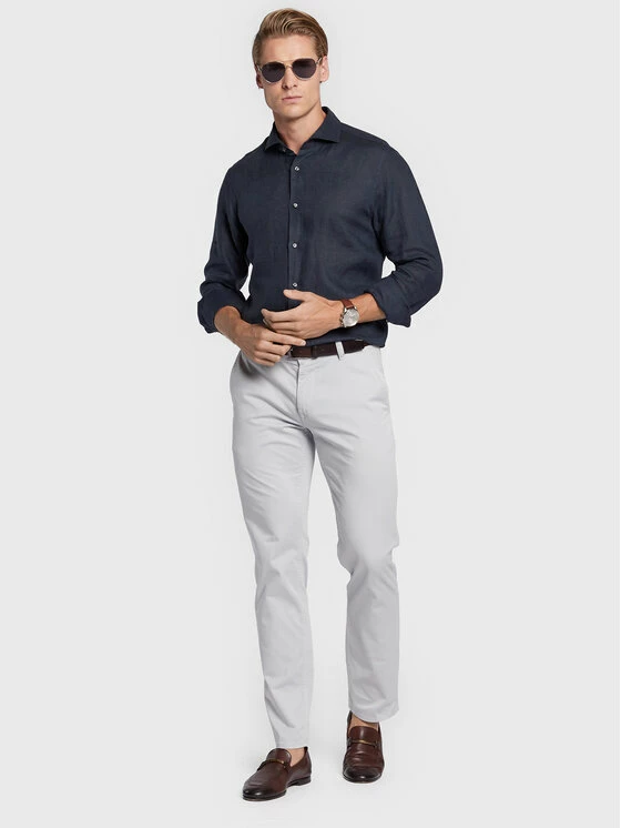 JOOP! Άνδρες Casual Πουκάμισα Πουκάμισο 17 JSH-110Pejos-W 30031307 Σκούρο μπλε Slim Fit 2 JOOP! Άνδρες Casual Πουκάμισα Πουκάμισο 17 JSH-110Pejos-W 30031307 Σκούρο μπλε Slim Fit - Image 2