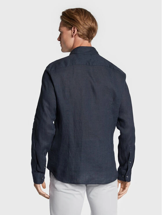 JOOP! Άνδρες Casual Πουκάμισα Πουκάμισο 17 JSH-110Pejos-W 30031307 Σκούρο μπλε Slim Fit 3 JOOP! Άνδρες Casual Πουκάμισα Πουκάμισο 17 JSH-110Pejos-W 30031307 Σκούρο μπλε Slim Fit - Image 3