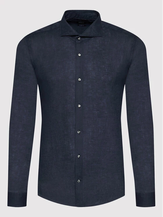 JOOP! Άνδρες Casual Πουκάμισα Πουκάμισο 17 JSH-110Pejos-W 30031307 Σκούρο μπλε Slim Fit 5 JOOP! Άνδρες Casual Πουκάμισα Πουκάμισο 17 JSH-110Pejos-W 30031307 Σκούρο μπλε Slim Fit - Image 5