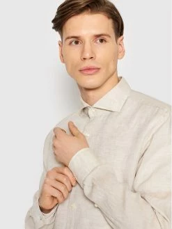 JOOP! Άνδρες Casual Πουκάμισα Πουκάμισο 17 JSH-110Pejos-W 30031307 Μπεζ Slim Fit -Φτηνός JOOP! Κατάστημα unnamed file 519