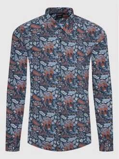 JOOP! Άνδρες Casual Πουκάμισα Πουκάμισο 17 Jsh-141Perros-W 30030456 Σκούρο μπλε Slim Fit -Φτηνός JOOP! Κατάστημα unnamed file 525