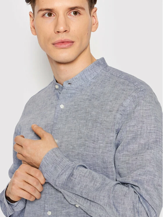 JOOP! Άνδρες Casual Πουκάμισα Πουκάμισο 17 JSH-126Pebo-W 30031254 Μπλε Slim Fit 4 JOOP! Άνδρες Casual Πουκάμισα Πουκάμισο 17 JSH-126Pebo-W 30031254 Μπλε Slim Fit - Image 4