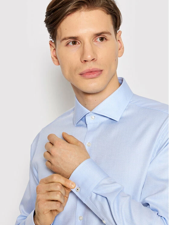 JOOP! Άνδρες Casual Πουκάμισα Πουκάμισο 17 JSH-04Panko 30031250 Μπλε Slim Fit 4 JOOP! Άνδρες Casual Πουκάμισα Πουκάμισο 17 JSH-04Panko 30031250 Μπλε Slim Fit - Image 4