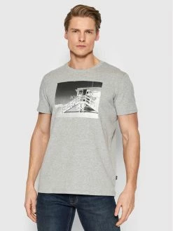 JOOP! Jeans Άνδρες T-shirts T-Shirt 15 JJ222J045 30030993 Γκρι Regular Fit