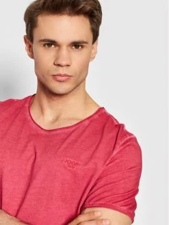 JOOP! Jeans Άνδρες T-shirts T-Shirt 15 Jjj-06Clark 30032102 Ροζ Regular Fit -Φτηνός JOOP! Κατάστημα unnamed file 694