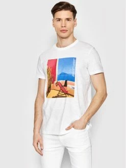 JOOP! Jeans Άνδρες T-shirts T-Shirt 15 JJ222J046 30031022 Λευκό Regular Fit