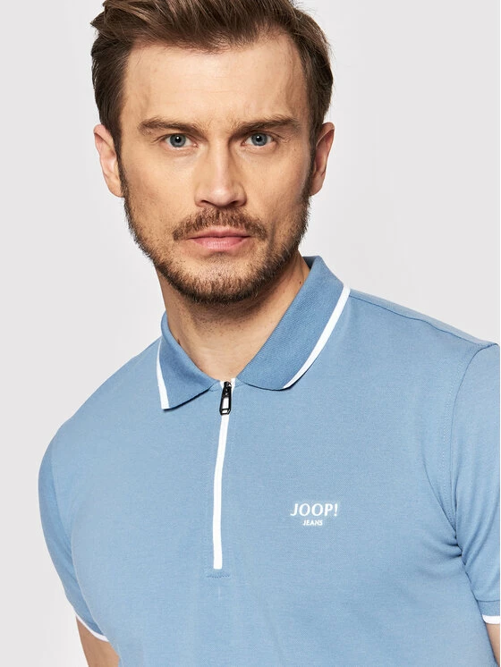 JOOP! Jeans Άνδρες Μπλούζες Polo Polo JJ222J050 30030997 Μπλε Regular Fit 4 JOOP! Jeans Άνδρες Μπλούζες Polo Polo JJ222J050 30030997 Μπλε Regular Fit - Image 4